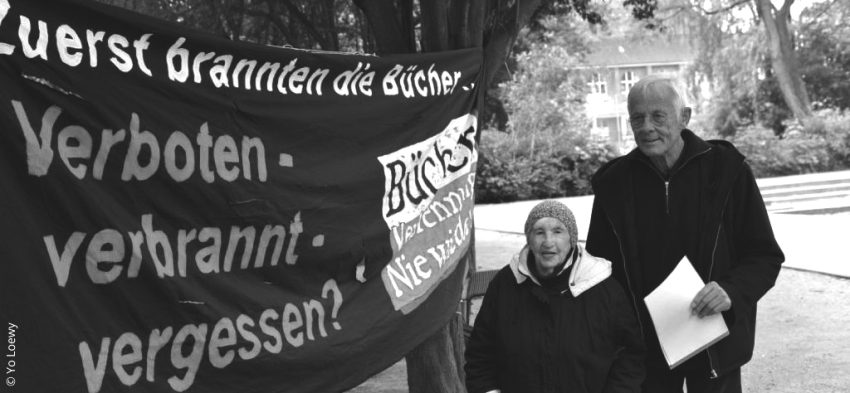 Esther Bejarano und Rolf-Becker © Yo Loewy